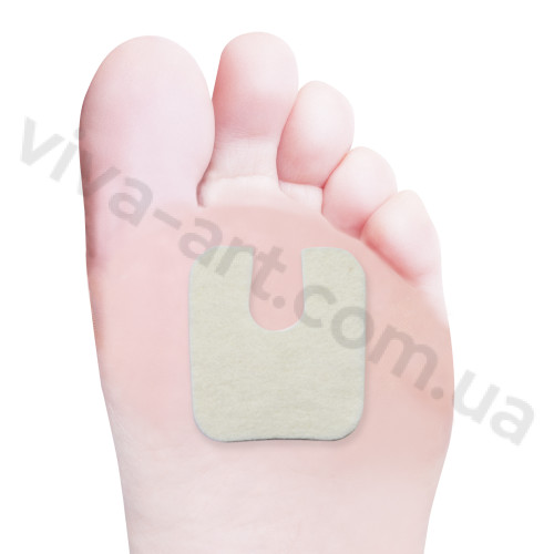 Підкови з фетру на клейовій основі, товщина 2 мм, розмір на вибір, 36 шт.